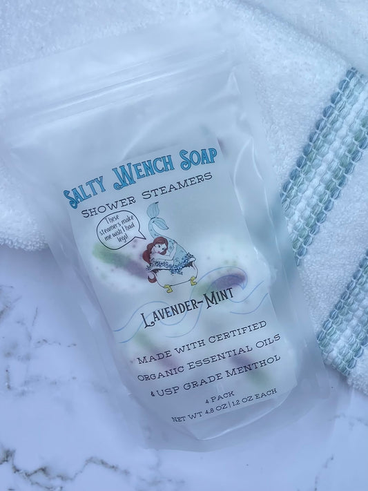 Lavender-mint Shower Steamers